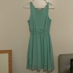 Mint green dress